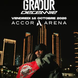 Gradur en concert Accor Arena en octobre 2026