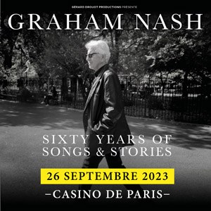 Graham Nash en concert au Casino de Paris en 2023