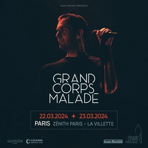 Grand Corps Malade en concert au Zénith de Paris en 2024