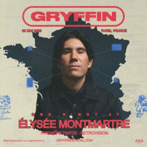 Gryffin en concert Elysée Montmartre en mai 2026