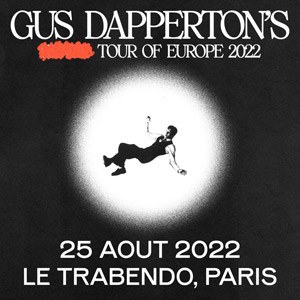 Gus Dapperton en concert au Trabendo en août 2022