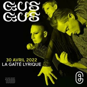 Gusgus en concert à La Gaite Lyrique en avril 2022
