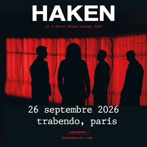 Haken Concert Le Trabendo Paris 2026