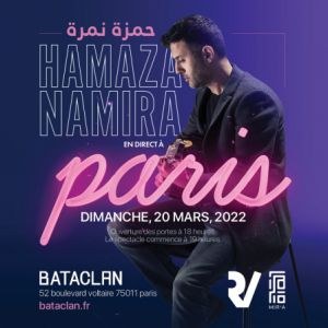 Hamza Namira en concert au Bataclan