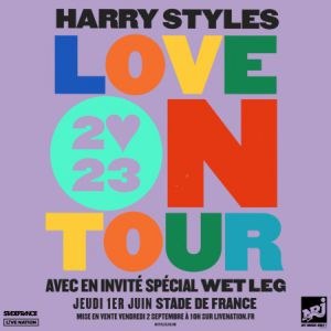 Harry Styles Stade de France vendredi 2 juin 2023