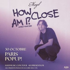 Hayd en concert au Pop Up! en octobre 2024