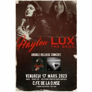 Haylen en concert au Café de la Danse en mars 2023