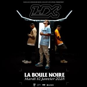 Billets HDX La Boule Noire - Paris mardi 10 janvier 2023