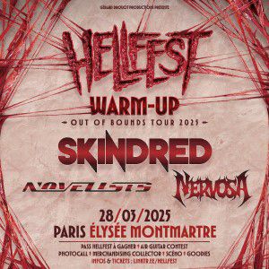 Hellfest Warm-Up Tour à l'Elysée Montmartre en mars 2025