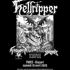 Hellripper + Schizophrenia + Sarcator en concert Glazart