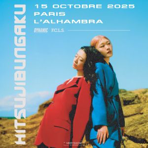 Hitsujibungaku en concert Alhambra le 15 novembre 2025