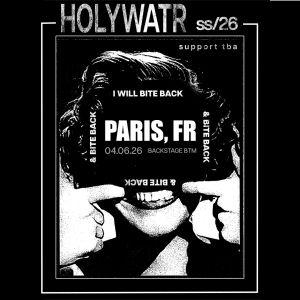 Holywatr Backstage By the Mill Paris 2026