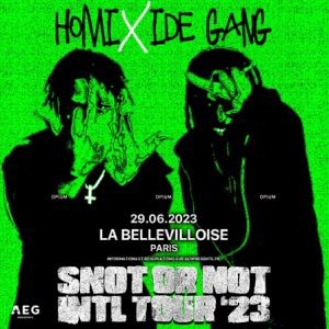 Homixide Gang en concert à La Bellevilloise le 29 juin 2023
