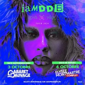 Iamddb en concert à l'Elysée Montmartre en octobre 2024