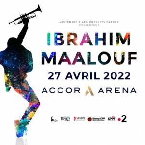 Ibrahim Maalouf en concert à l'Accor Arena en avril 2022