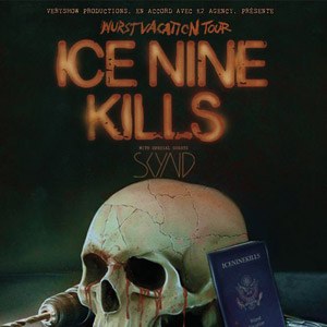 Ice Nine Kills en concert à l'Elysée Montmartre en mai 2023