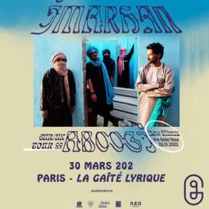 Imarhan en concert à La Gaite Lyrique en mars 2022