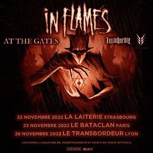 In Flames Le Bataclan - Paris mercredi 23 novembre 2022