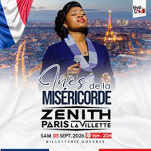Inès de la Miséricorde Concert Zénith Paris - La Villette Paris 2026