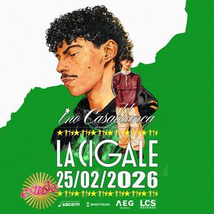 Ino Casablanca en concert La Cigale le 25 février 2026