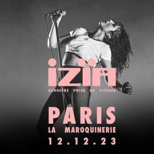 Izïa en concert à La Maroquinerie en décembre 2023