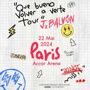 J Balvin en concert à l'Accor Arena en mai 2024