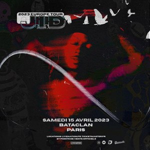 J.I.D en concert au Bataclan en avril 2023