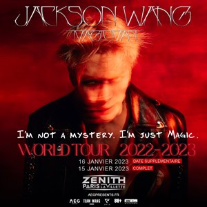 Jackson Wang en concert à Zénith de Paris en janvier 2023