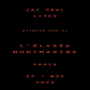 Jai Paul à l'Élysée Montmartre le 27 novembre 2023