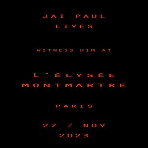 Jai Paul à l'Élysée Montmartre le 27 novembre 2023