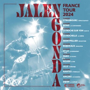 Jalen Ngonda en concert à La Cigale en mars 2024