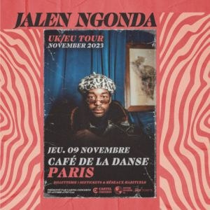 Jalen Ngonda en concert au Café de la Danse le 9 novembre 2023