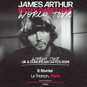 James Arthur en concert à Le Trianon en février 2024