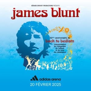 James Blunt en concert à l'Adidas Arena en février 2025