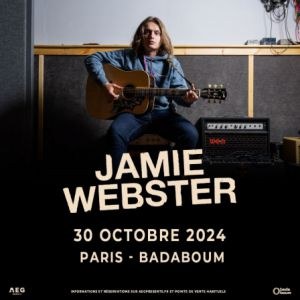 Jamie Webster en concert au Badaboum en octobre 2024