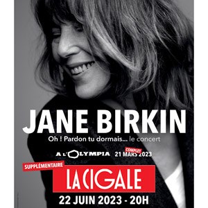 Jane Birkin en concert à La Cigale en juin 2023