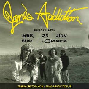 Jane's Addiction en concert à L'Olympia en juin 2024