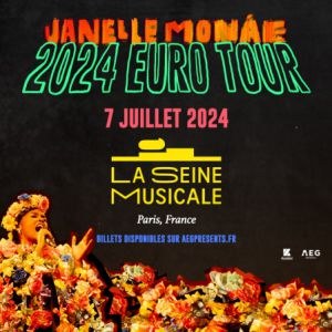 Janelle Monáe en concert à La Seine Musicale en 2024
