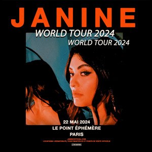 Janine en concert au Point Ephemere en mai 2024