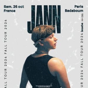 Jann en concert au Badaboum en octobre 2024