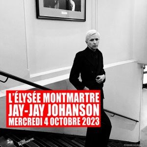 Jay-Jay Johanson Elysée Montmartre - Paris mercredi 4 octobre 2023