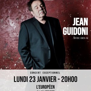 Jean Guidoni en concert à L'Europeen en 2023