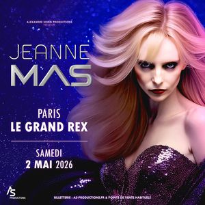 Jeanne Mas en concert Le Grand Rex le 2 mai 2026