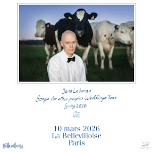Jens Lekman en concert La Bellevilloise le 10 mars 2026