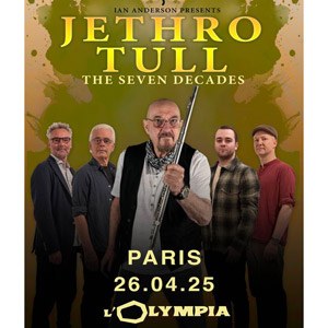 Jethro Tull en concert à L'Olympia en avril 2025