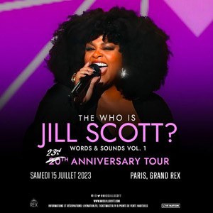 Jill Scott en concert Le Grand Rex en juillet 2023