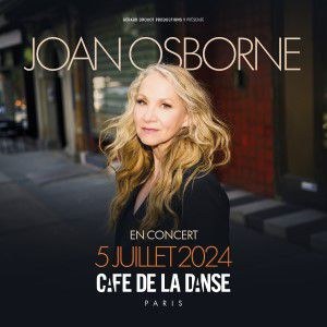 Joan Osborne en concert au Café de la Danse en 2024