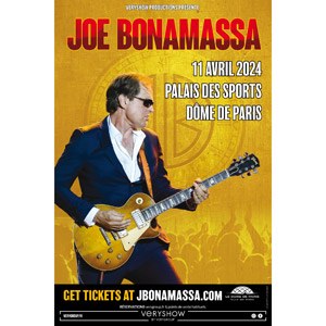 Joe Bonamassa en concert au Dôme de Paris - Palais des Sports en 2024