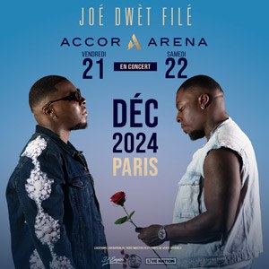 Joé Dwèt Filé en concert à l'Accor Arena en décembre 2024