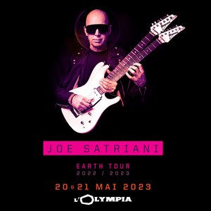 Joe Satriani en concert à L'Olympia en mai 2023